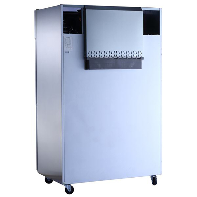 Refrigerador vertical comercial de 4 puertas de acero inoxidable